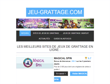 Tablet Screenshot of jeu-grattage.com